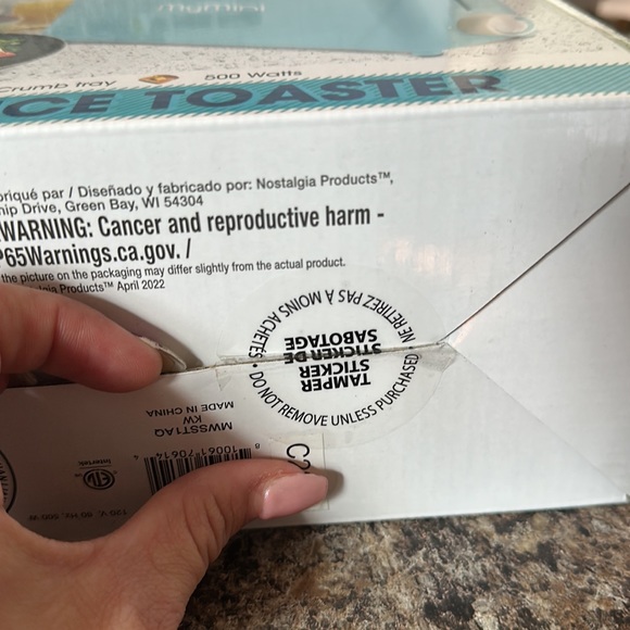Mini single slice toaster - Picture 3 of 3
